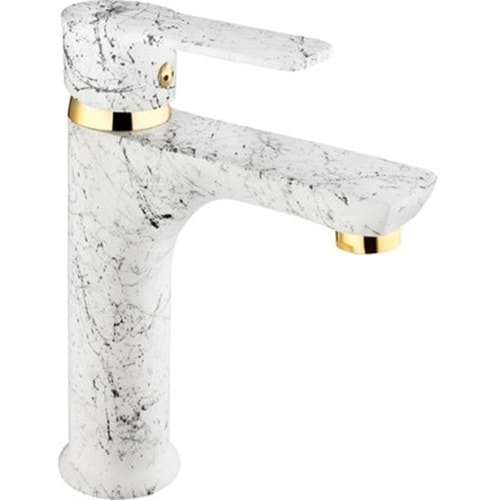 MİX S.LAVABO BAT.PLATİN GOLD (BEYAZ-MERMER)