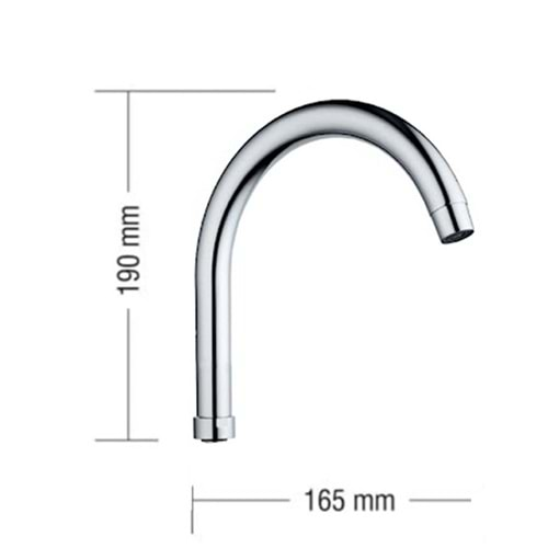 MİX LAVABO BORUSU (DELTA) 24 mm