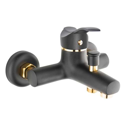 MİX BANYO BATARYA WAVE (ALTIN-SİYAH)